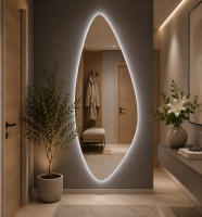 Дзеркало фігурне з LED підсвічуванням LG Bold Wick 500×1000мм