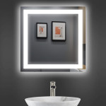 Дзеркало з LED підсвічуванням LG Calm Drift 700×700мм