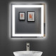 Зеркало з LED підсвіткою LG Calm Drift 900×900 мм – стиль і світло у вашому інтер'єрі!