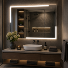 Дзеркало з LED підсвічуванням LG Clean Glow 900×700мм