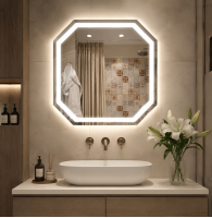 Дзеркало з LED підсвічуванням LG Dry Drop 1100×1100 мм