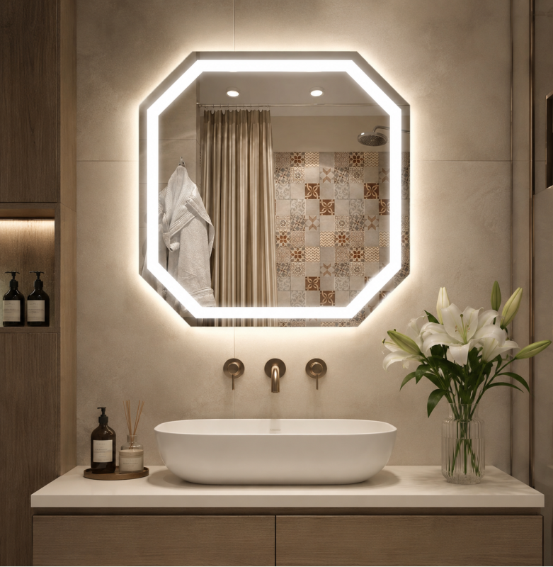 Зеркало з LED підсвіткою LG Dry Drop 1100×1100 мм: стиль і функціональність!