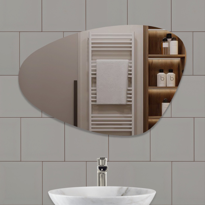 Фігурне дзеркало з LED підсвіткою LG Leaf Blink 1200×800 мм