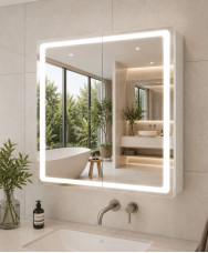 Дзеркальна шафа з LED підсвічуванням LG Illume 800×700мм